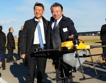 NTT東日本グループの農薬散布ドローン「AC101 connect」を井関農機が新たに取扱開始